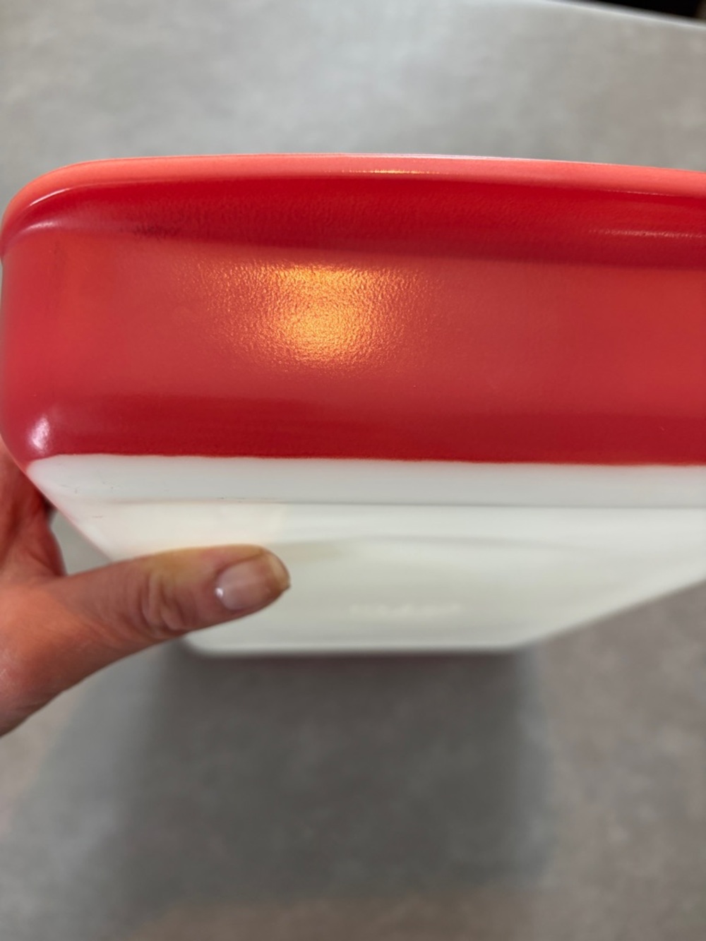 Vintage Pyrex Flamingo 232 2QT Rectangular Baking/Casserole Dish - Picture 5 of 10